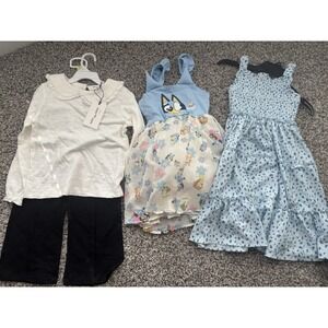 Girls Size 4/4T Clothing Lot NWT Bluey Epic Threads Miles the Label 4 Pc Bundle